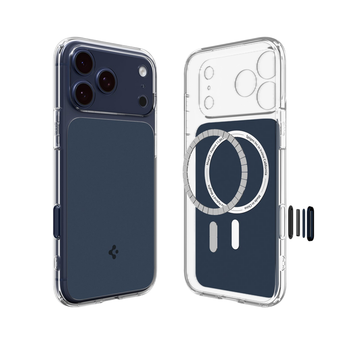 Spigen Ultra Hybrid T (MagFit) Case for iPhone 17 Pro & Pro Max - Matte Blue
