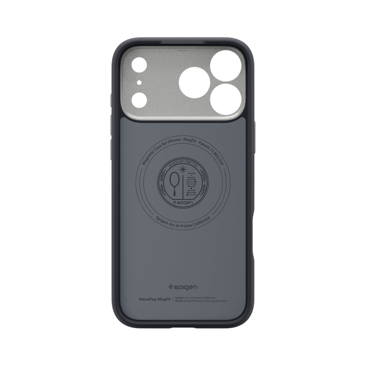 Spigen Nano Pop (Mag Fit) Case for iPhone 17 Pro Max - Black Sesame
