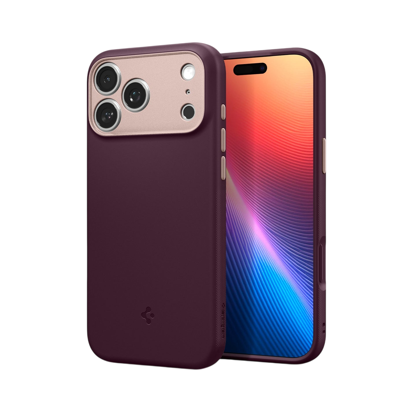 Spigen Nano Pop (Mag Fit) Case for iPhone 17 Pro Max - Burgundy Bean