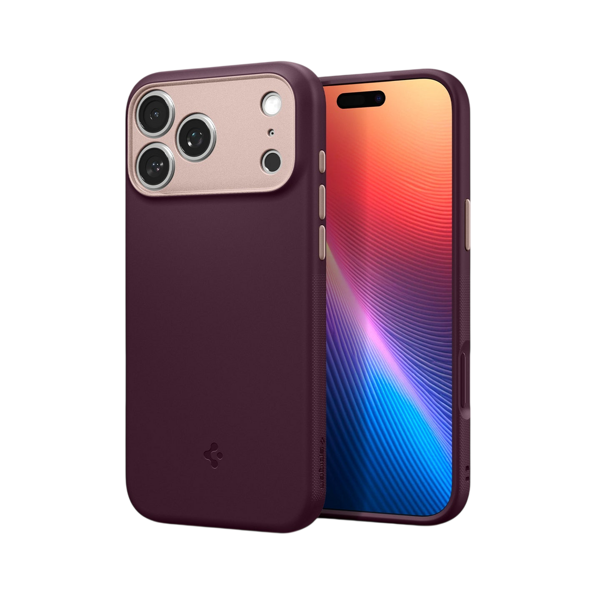 Spigen Nano Pop (Mag Fit) Case for iPhone 17 Pro Max - Burgundy Bean