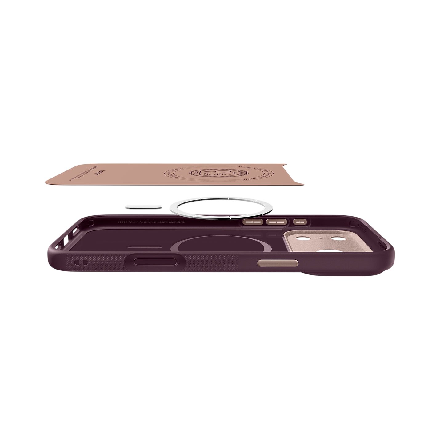 Spigen Nano Pop (Mag Fit) Case for iPhone 17 Pro Max - Burgundy Bean
