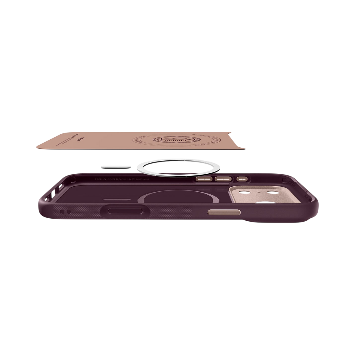 Spigen Nano Pop (Mag Fit) Case for iPhone 17 Pro Max - Burgundy Bean