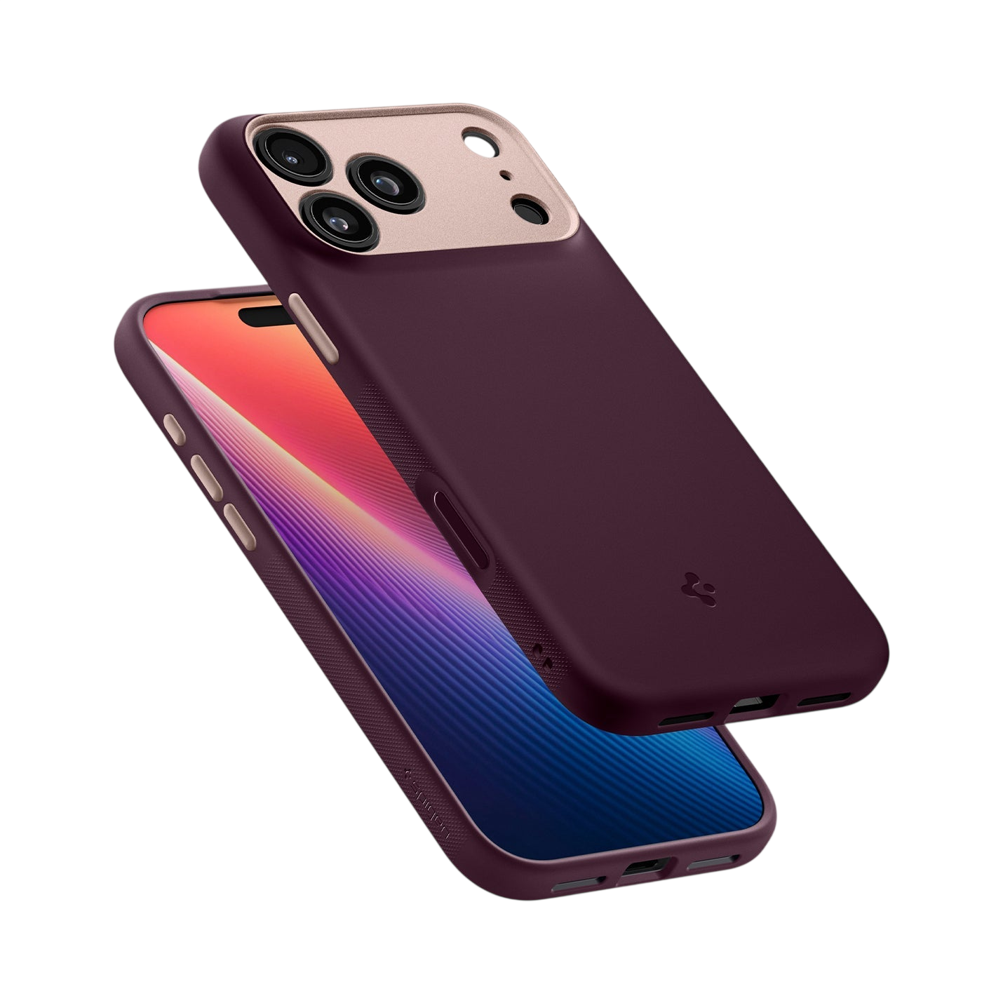 Spigen Nano Pop (Mag Fit) Case for iPhone 17 Pro Max - Burgundy Bean