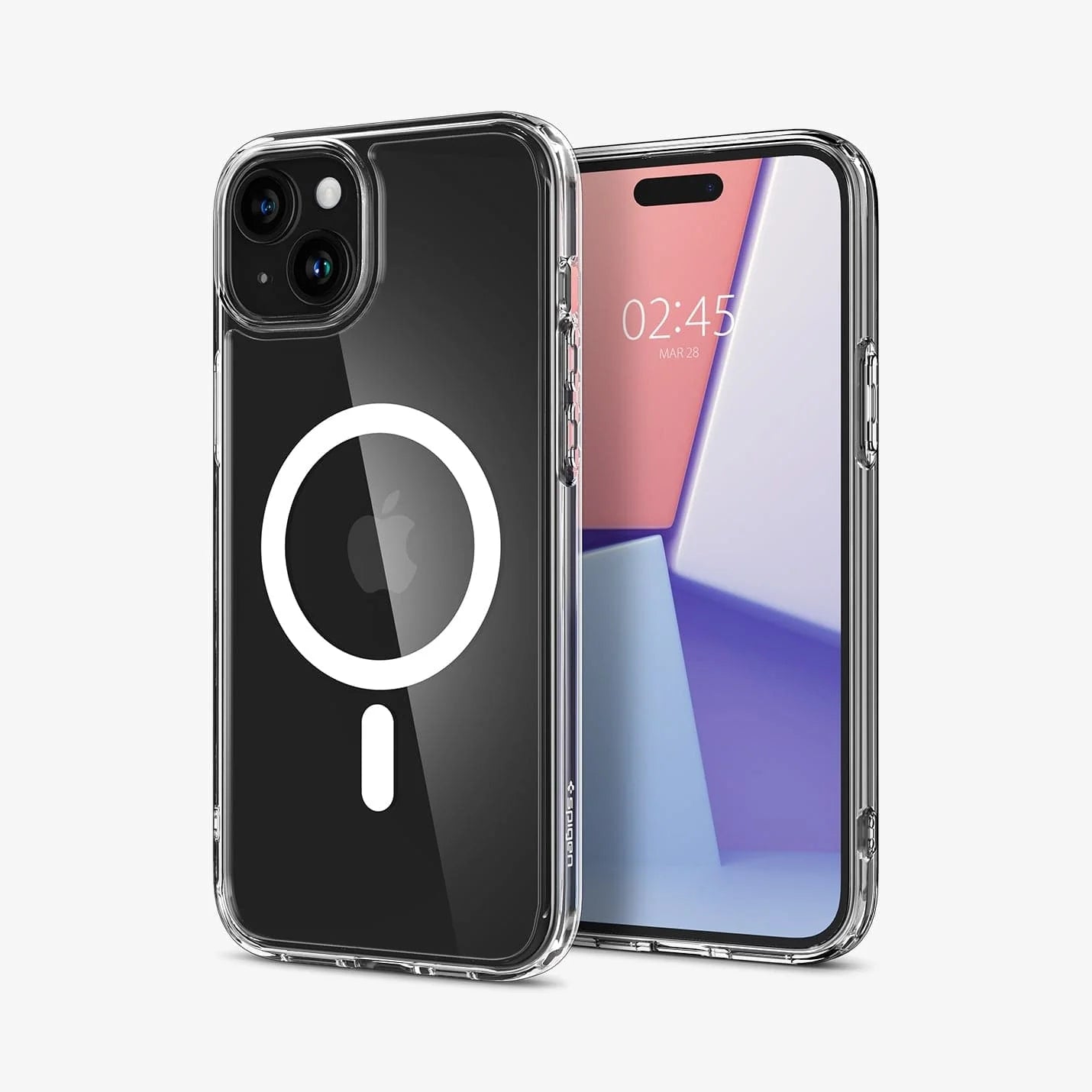 Spigen iPhone 15 Plus Case Crystal Hybrid (MagFit)