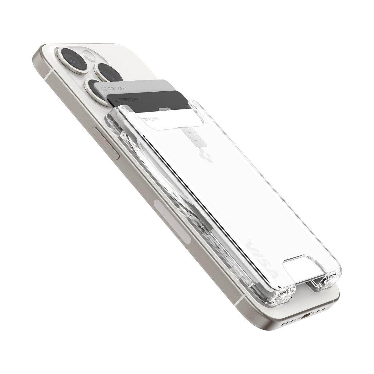 Spigen Ultra Hybrid MagFit Wallet (MagFit) Clear