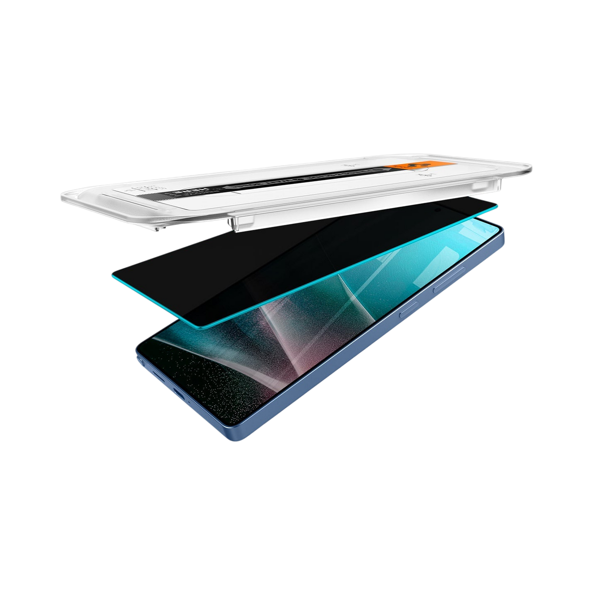 واقي شاشة Spigen GLAS.tR EZ Fit | Privacy Screen Protector (2-Pack) fo