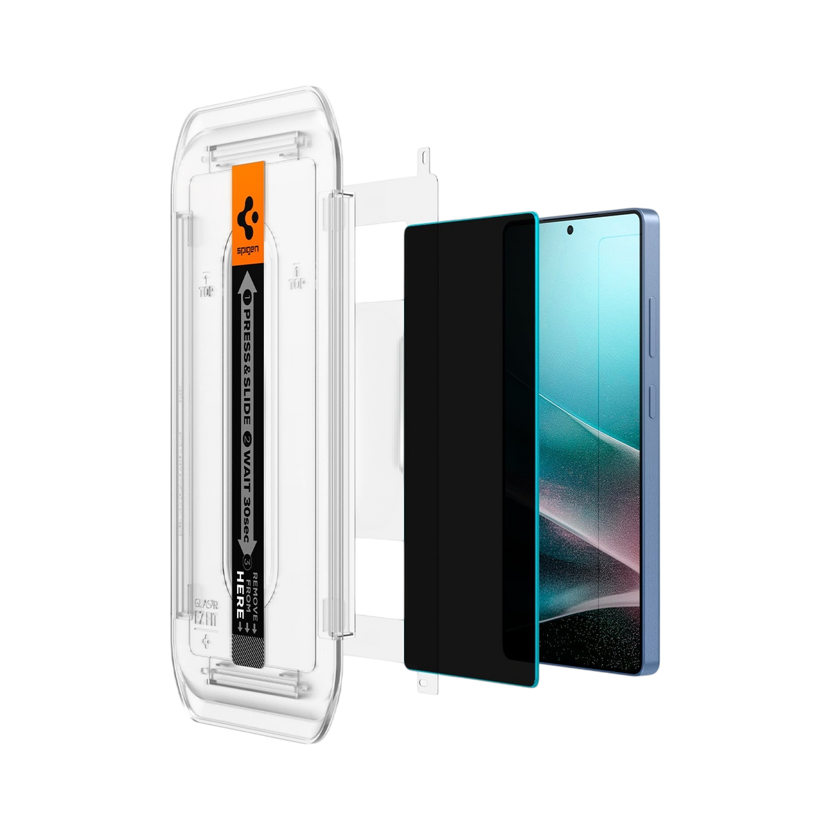 واقي شاشة Spigen GLAS.tR EZ Fit | Privacy Screen Protector (2-Pack) fo