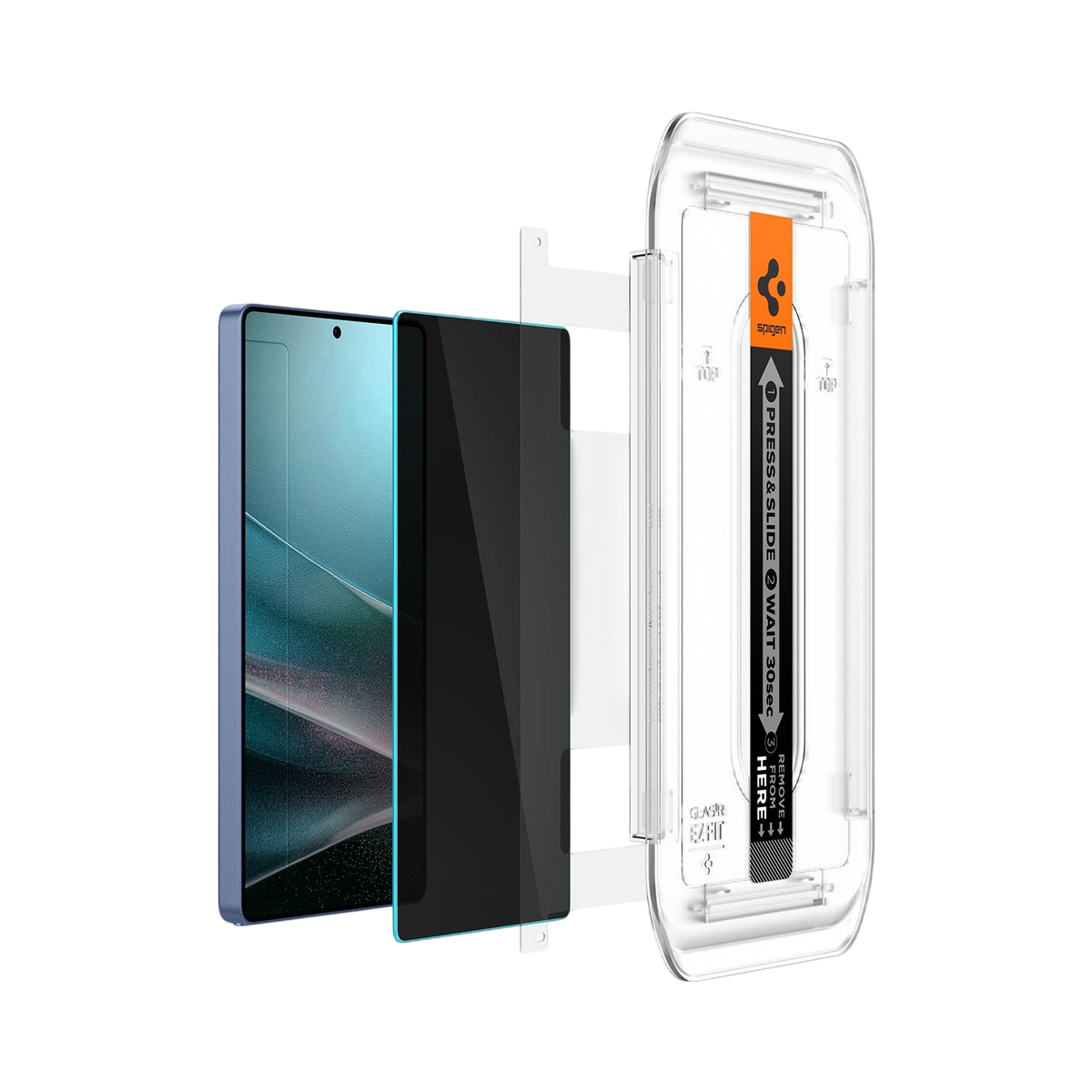واقي شاشة Spigen GLAS.tR EZ Fit | Privacy Screen Protector (2-Pack) fo