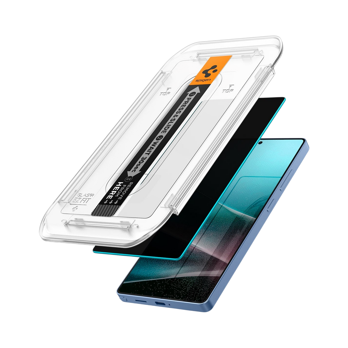 واقي شاشة Spigen GLAS.tR EZ Fit | Privacy Screen Protector (2-Pack) fo