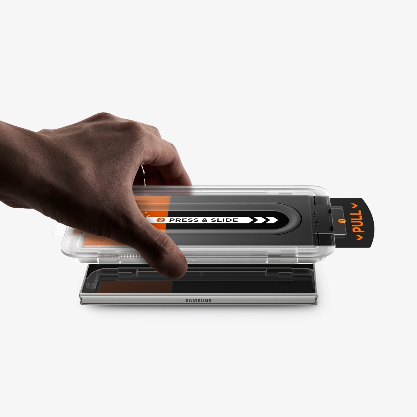 Spigen GLAS.tR EZ Fit Pro Screen Protector for Samsung Galaxy Z Fold 7 - 2 Pack