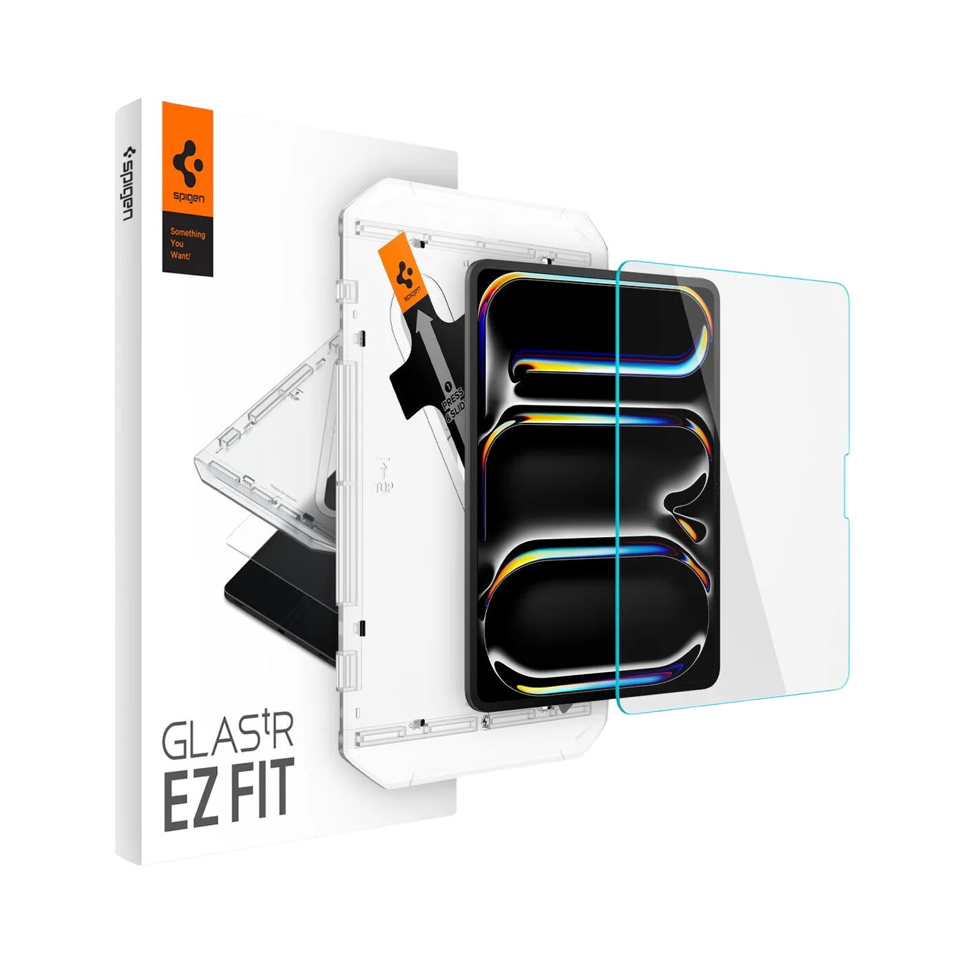 Spigen iPad Pro M5 / M4 GLAS.tR EZ Fit Screen Protector