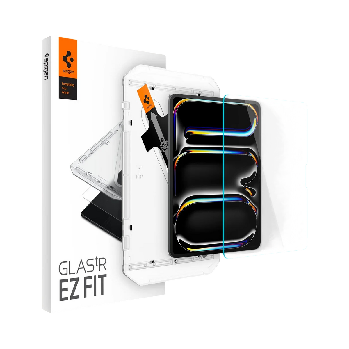 واقي شاشة Spigen iPad Pro M5 / M4 GLAS.tR EZ Fit Screen Protector