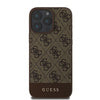 Guess GUHCP16XG4GLBR حافظة صلبة لهاتف iPhone 16 Pro Max 6.9 بوصة بني 4G بشريط سفلي