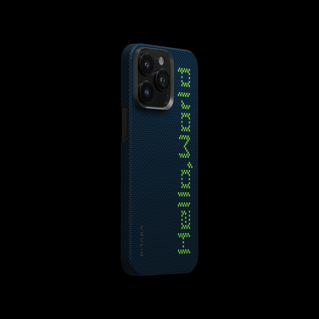 جراب Pitaka Hello World Luminous Case for iPhone 16 Pro