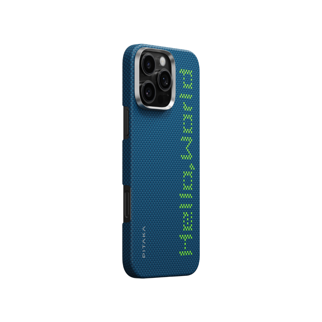 حافظة Pitaka Hello World Luminous لهاتف iPhone 16 Pro