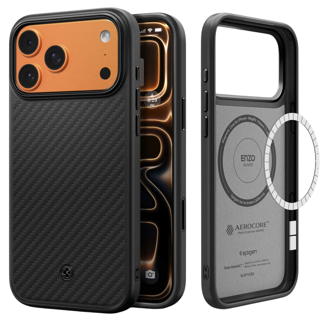 Spigen Enzo Aramid T (MagFit) Case for iPhone 17 Pro Max