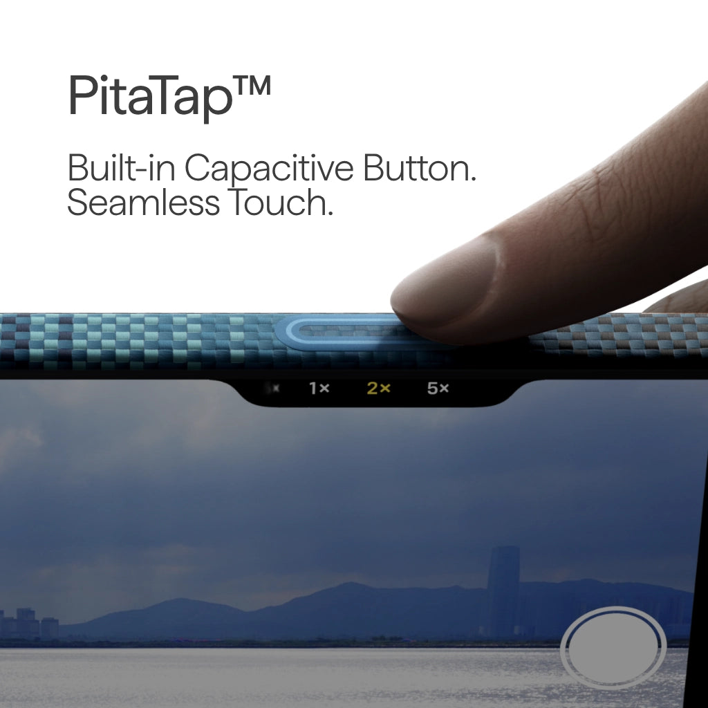 حافظة Pitaka Ultra-Slim (مع PitaTap) لهاتف iPhone 17 Pro