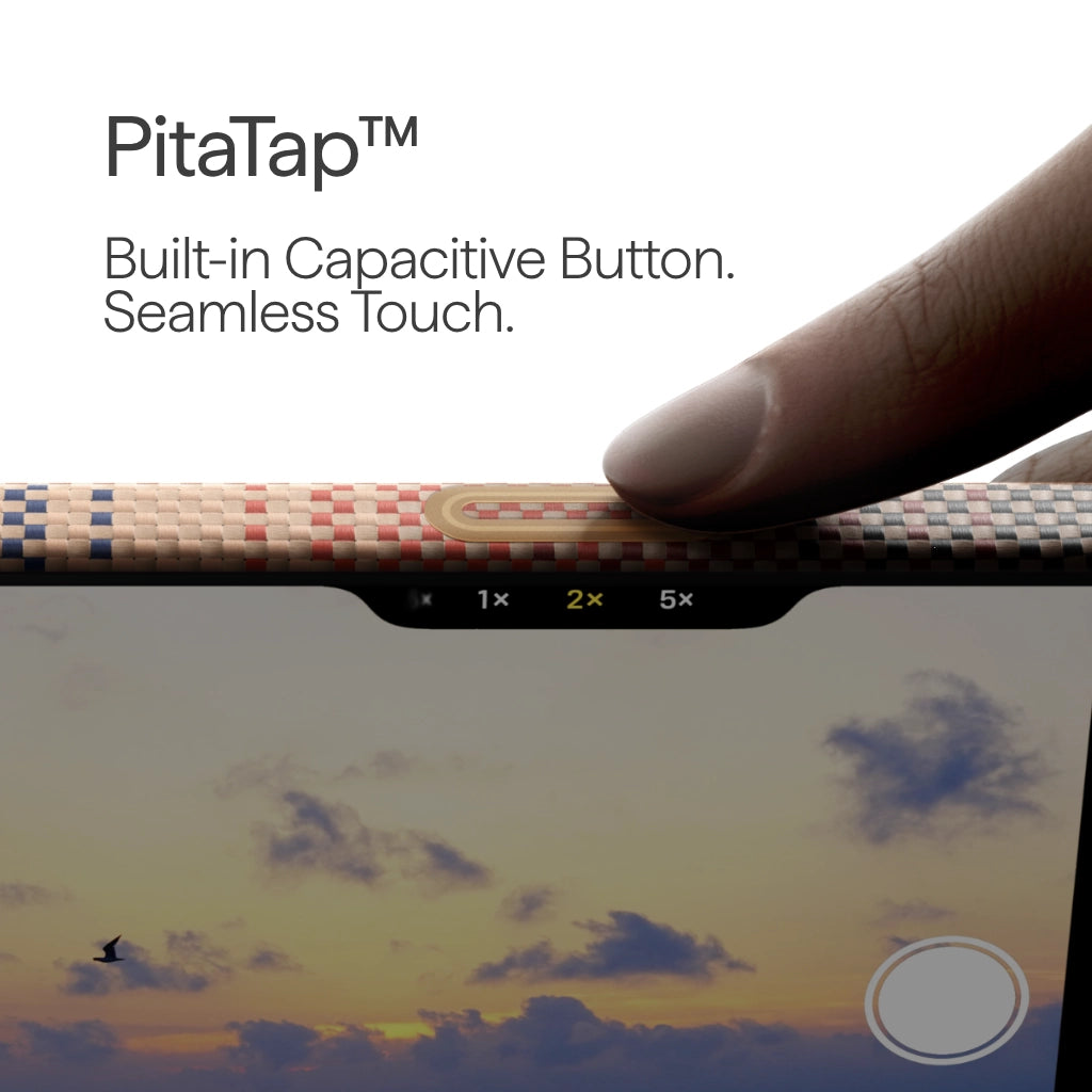 Pitaka Ultra-Slim Case (With PitaTap) for iPhone 17 Pro - Sunset #color_sunset