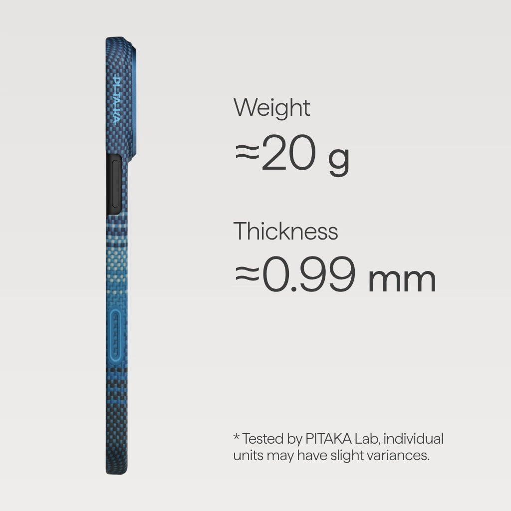 Pitaka Ultra-Slim Case (With PitaTap) for iPhone 17 Pro Max