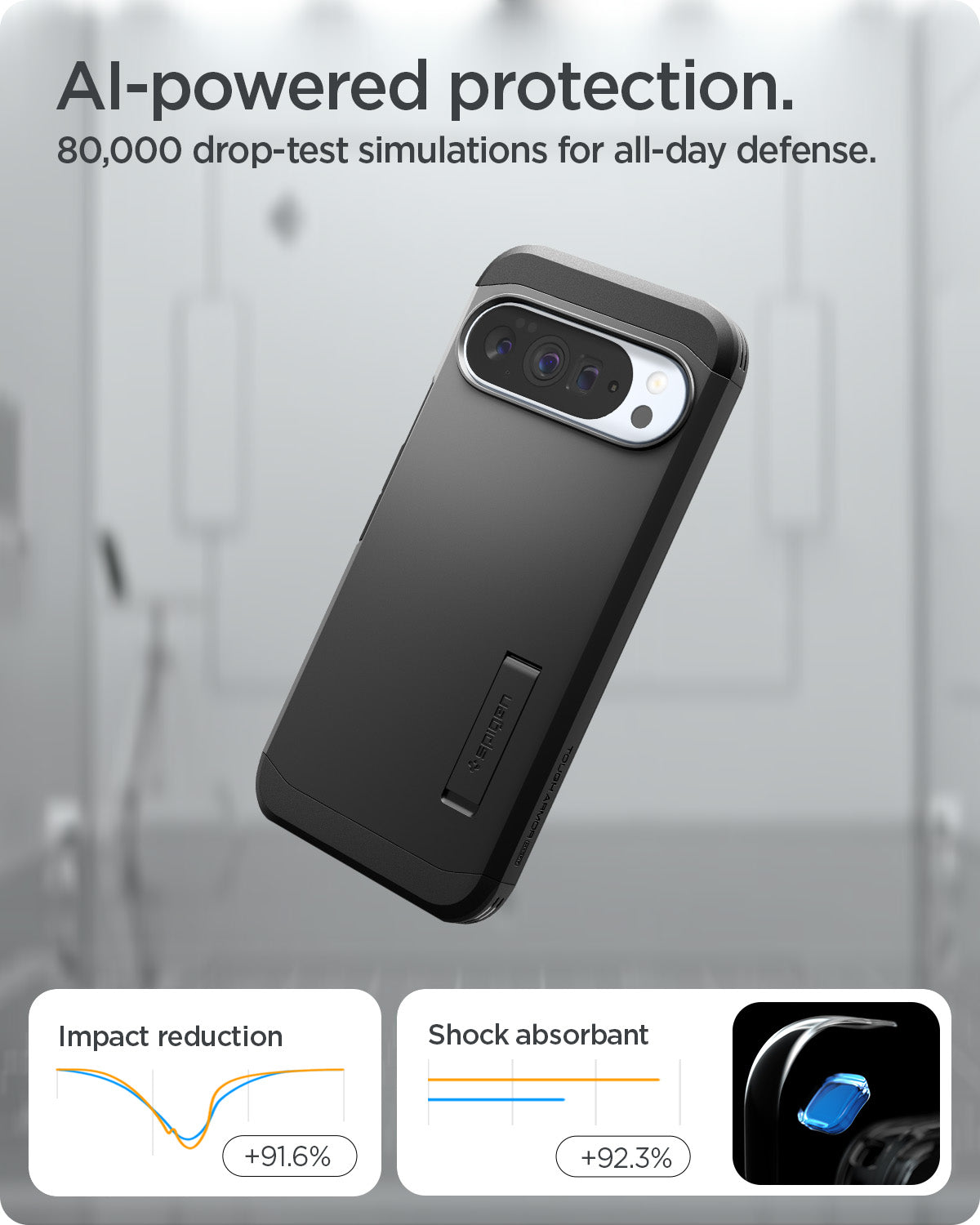 Spigen Tough Armor AI (MagFit) Case for Google Pixel 10 Pro XL / 10 Pro / 10 with PixelSnap