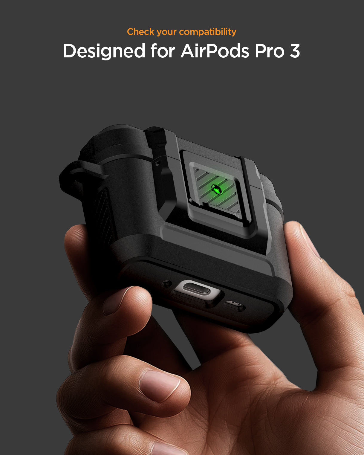 حافظة سبجن لوك فيت لهواتف AirPods Pro 3 (2025)