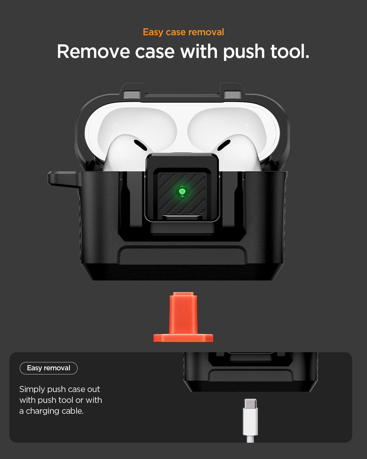 حافظة سبجن لوك فيت لهواتف AirPods Pro 3 (2025)