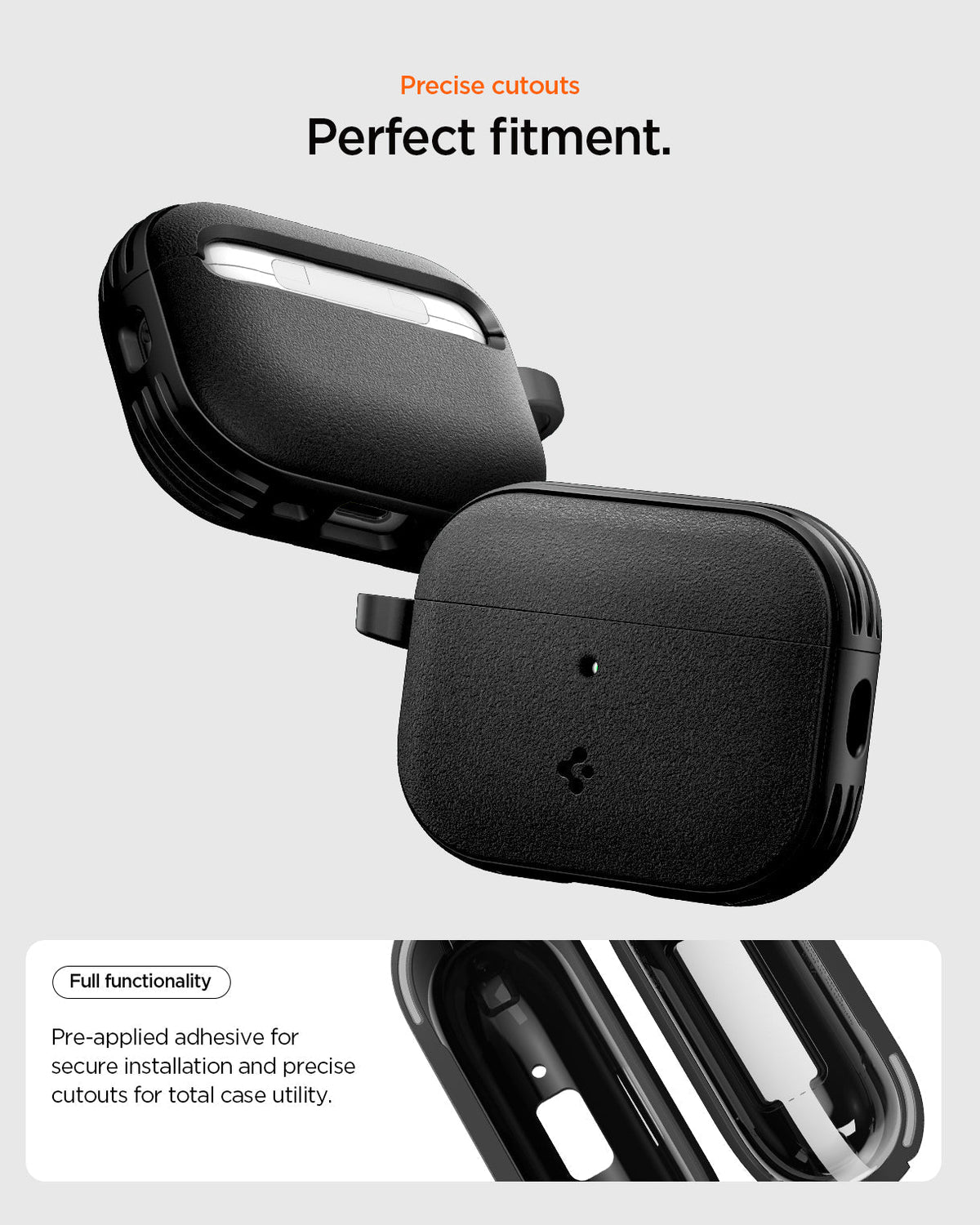 Spigen Vault Case for AirPods Pro 3 (2025) - Matte Black
