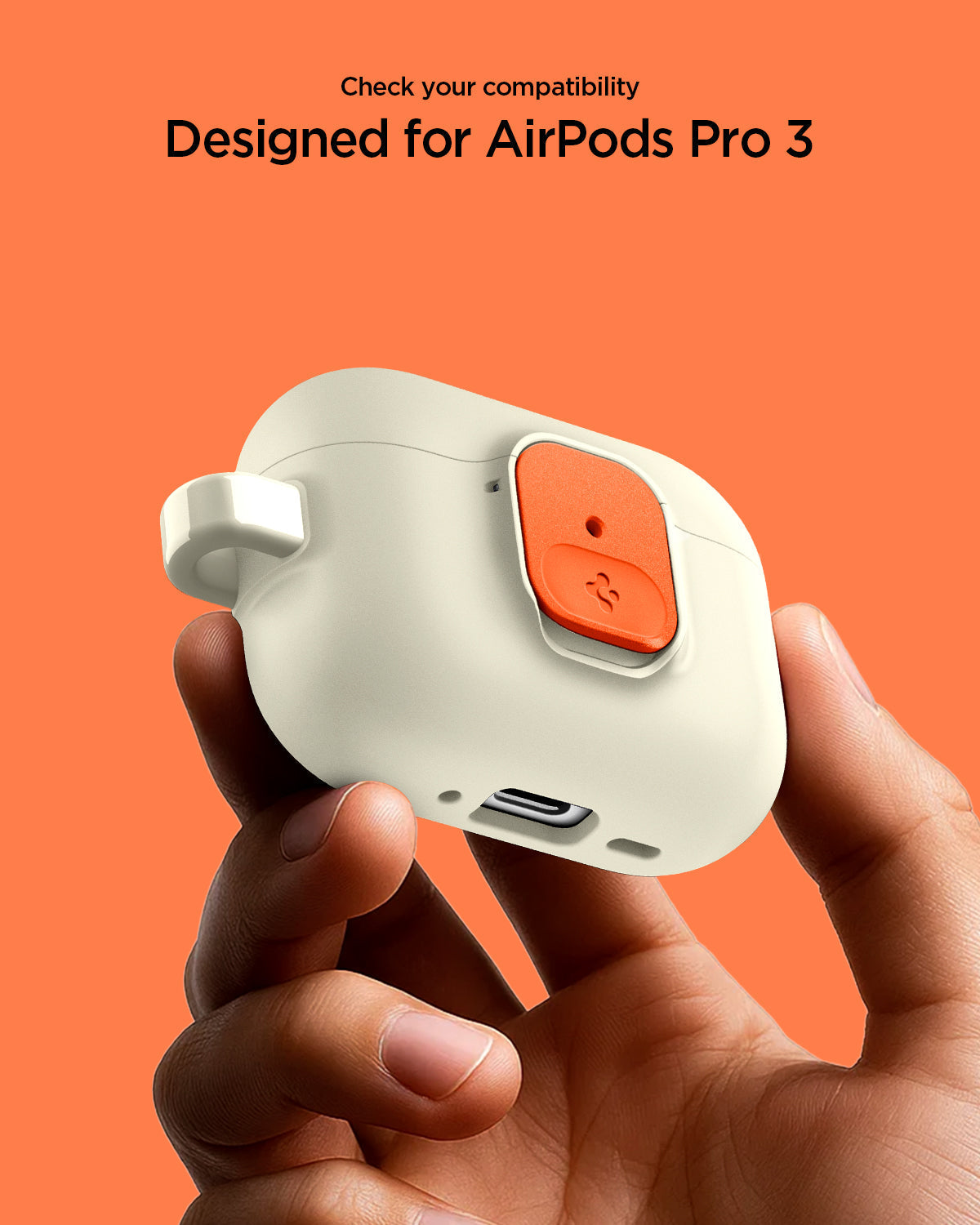 Spigen Nano Pop Case for AirPods Pro 3 (2025) - Orange Beige