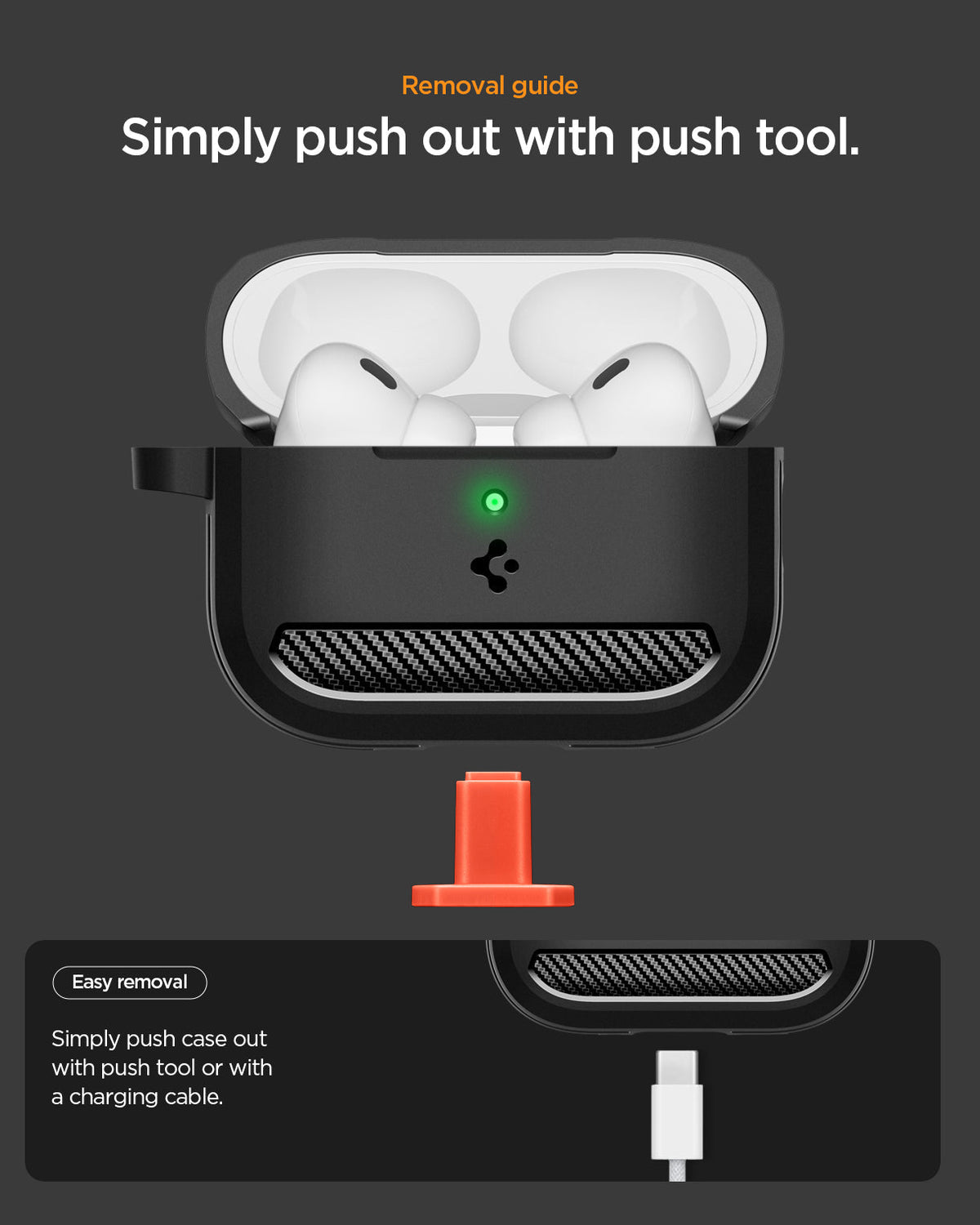 جراب سماعات Spigen Rugged Armor Case for AirPods Pro 3