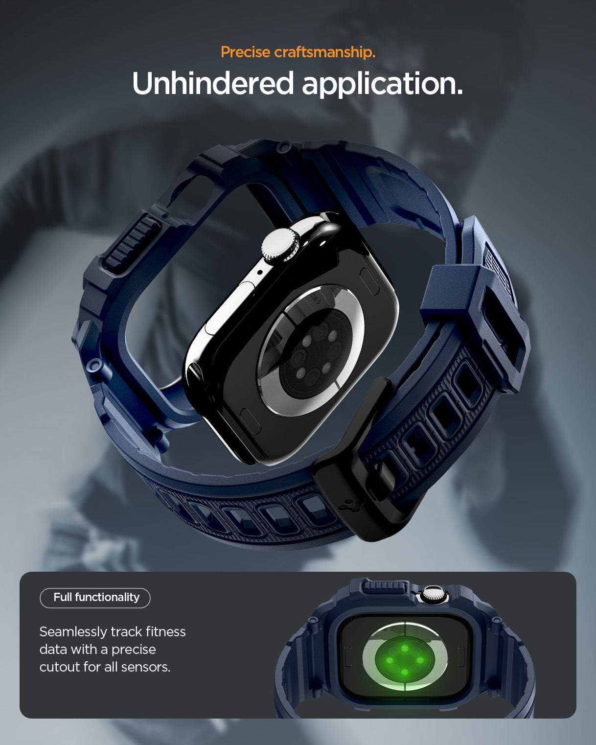 Spigen Rugged Armor Pro 2 Case + Band for Apple Watch Series 11 / 10 46mm