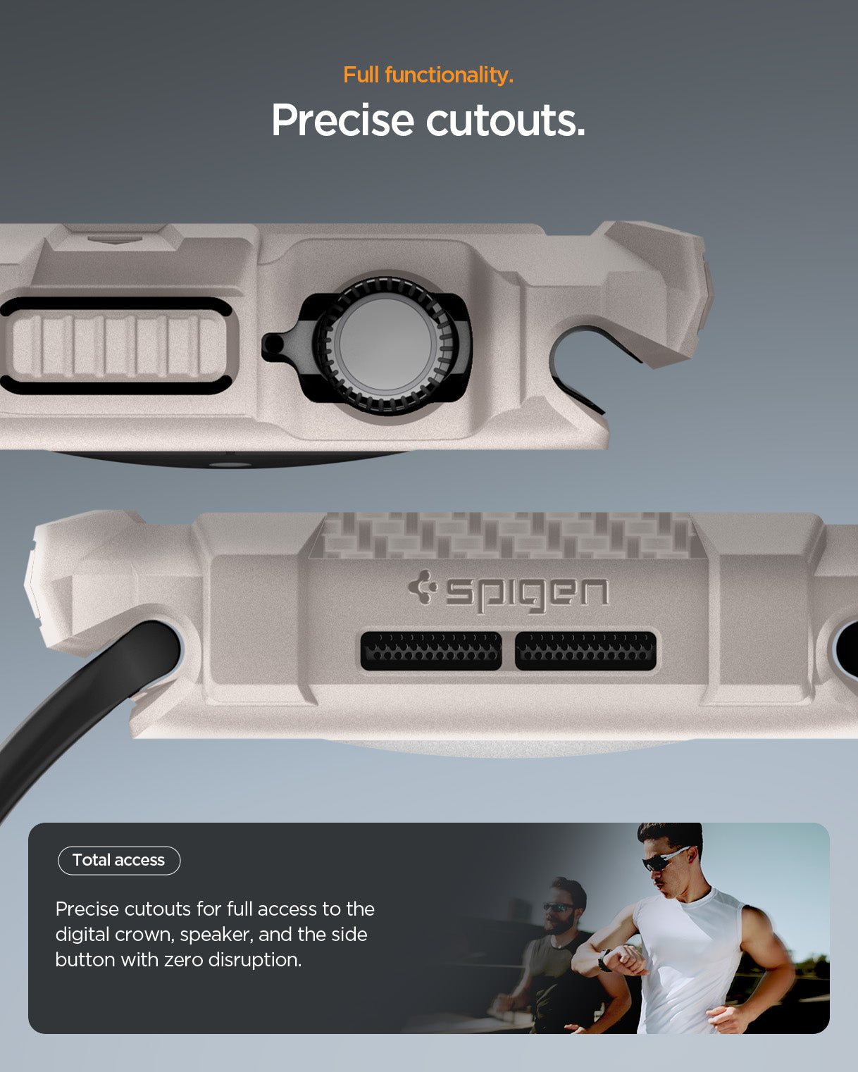 Spigen Rugged Armor 2 Case for Apple Watch Series 11 / Series 10 46mm