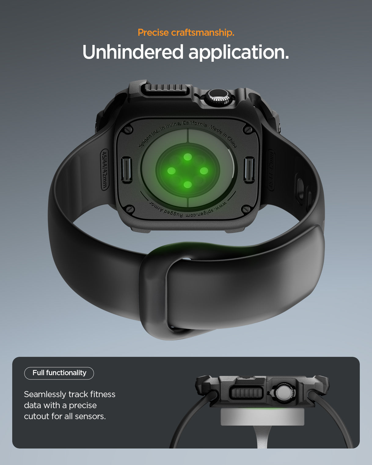 Spigen Rugged Armor 2 Case for Apple Watch Series 11 / Series 10 46mm