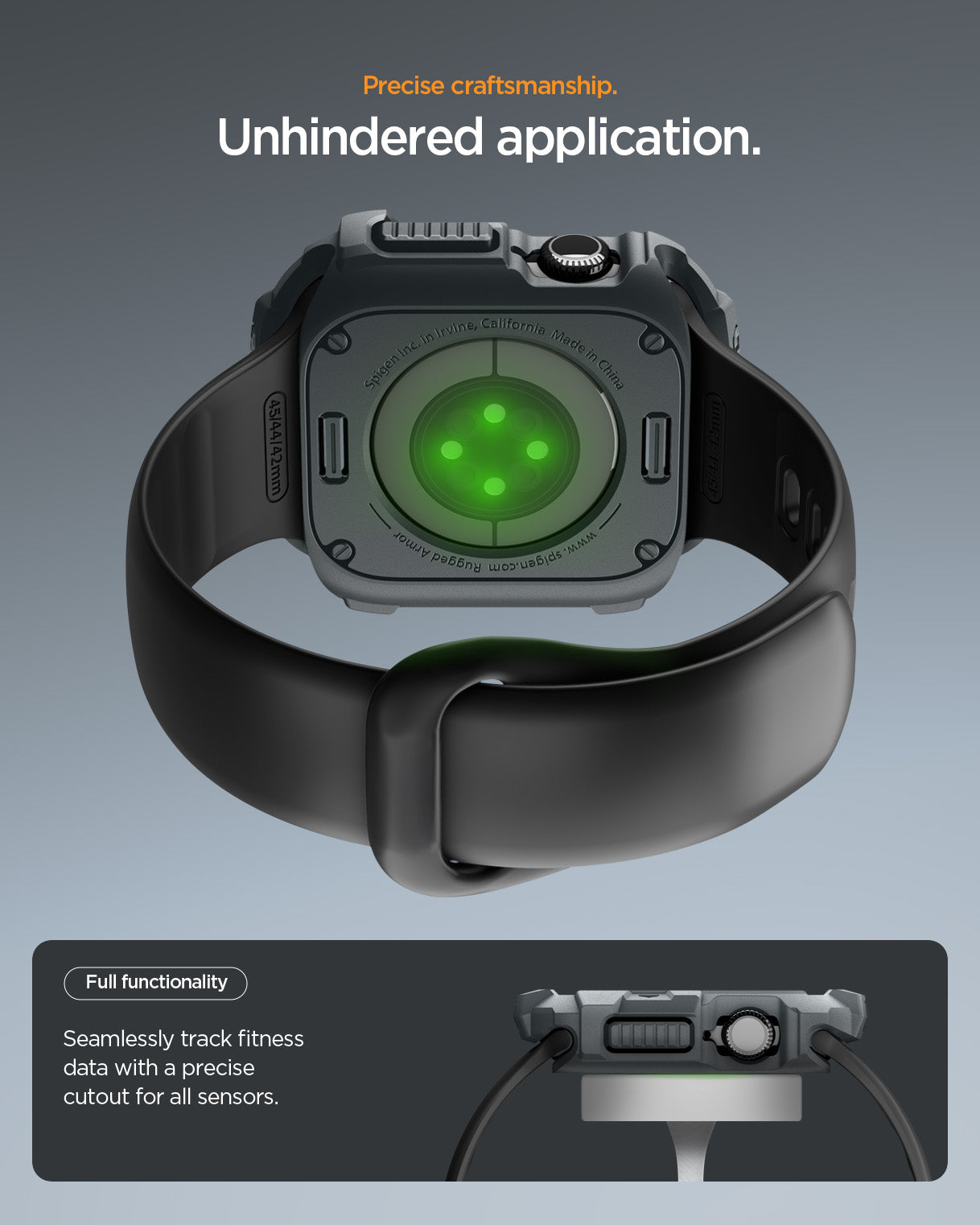Spigen Rugged Armor 2 Case for Apple Watch Series 11 / Series 10 46mm