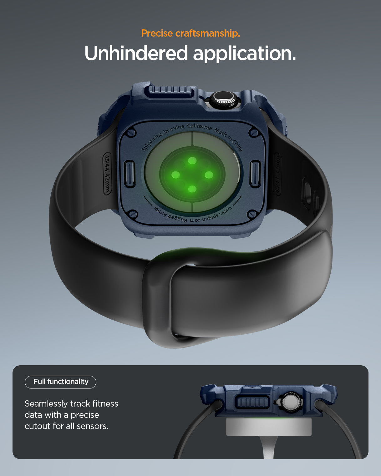 Spigen Rugged Armor 2 Case for Apple Watch Series 11 / Series 10 46mm