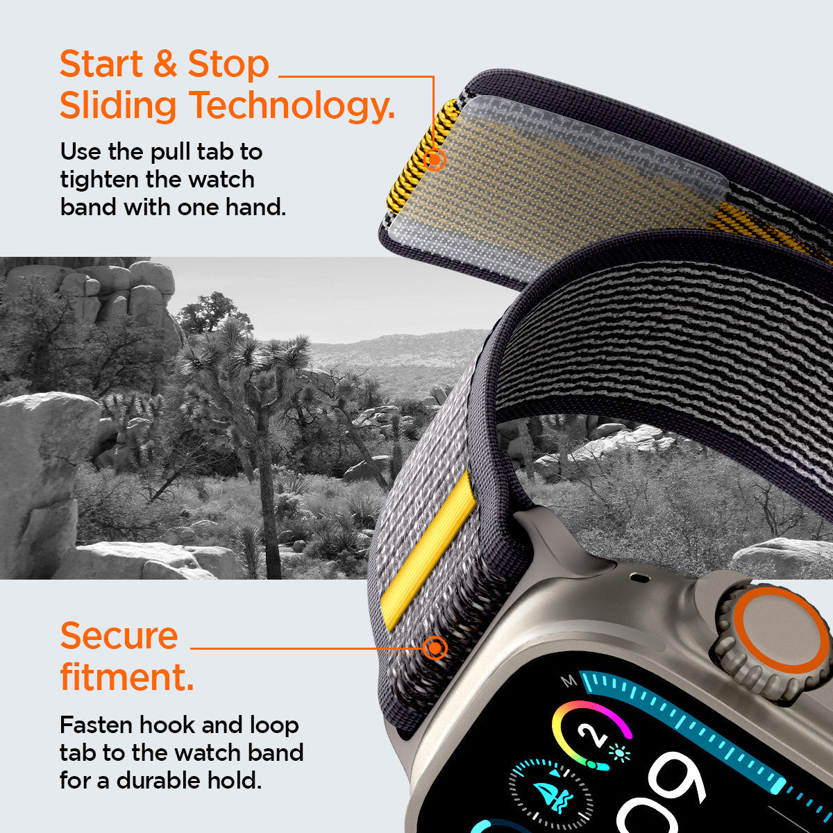 Spigen Athlex Air Watch Band for Apple Watch 49mm / 46mm / 45mm