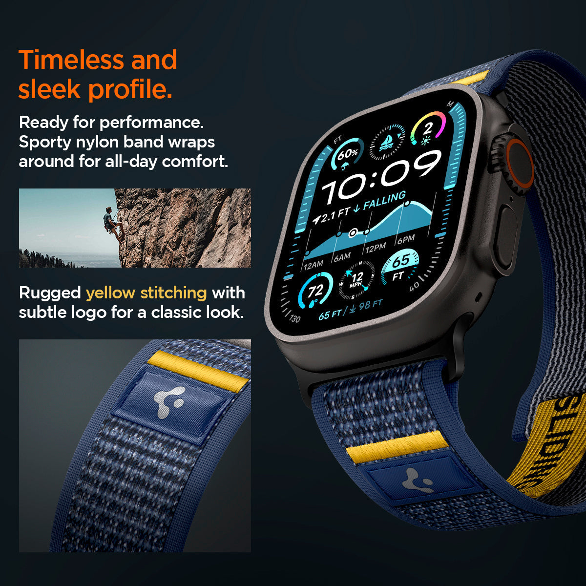 Spigen Athlex Air Watch Band for Apple Watch Ultra 4 / 3 / 2 / 1
