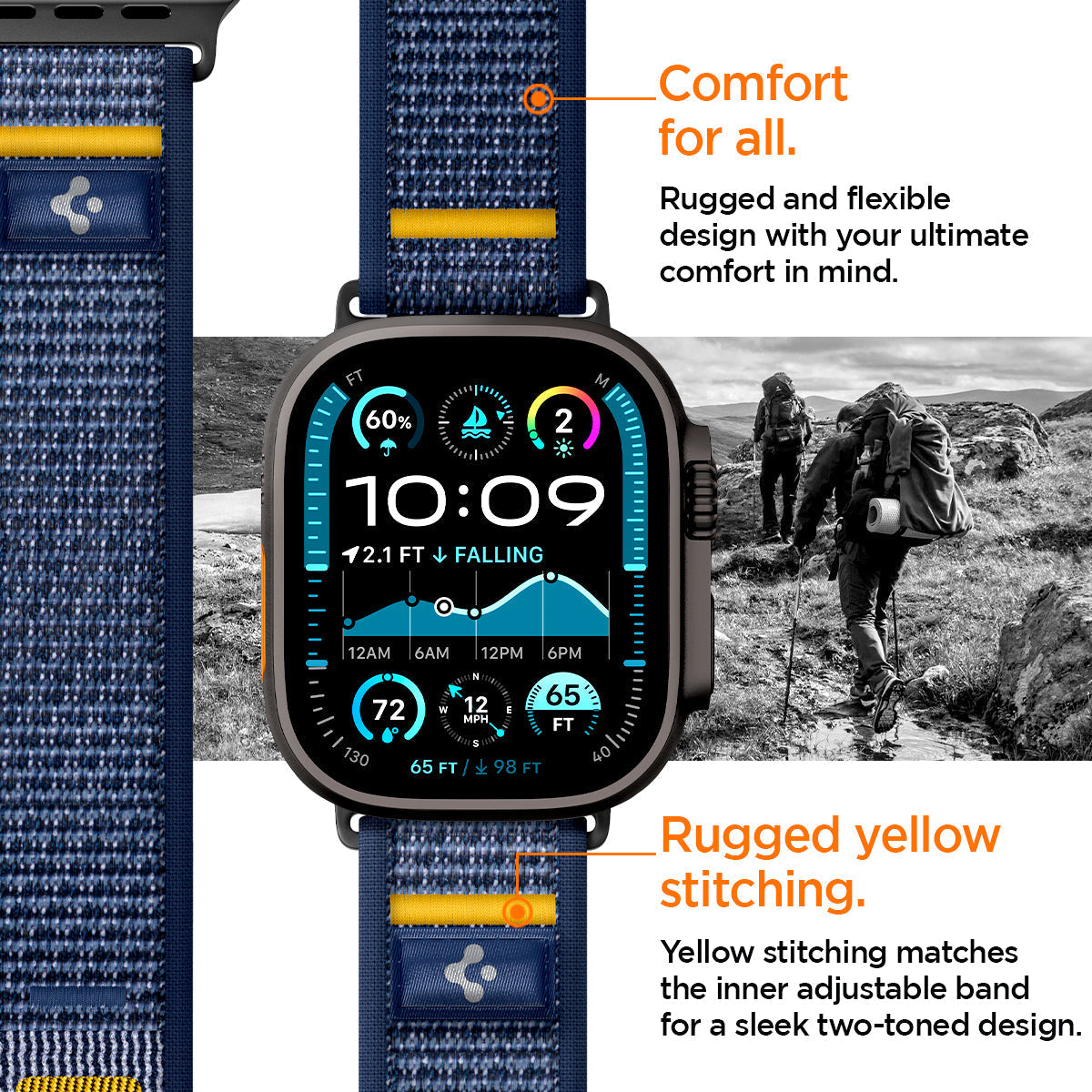 Spigen Athlex Air Watch Band for Apple Watch Ultra 4 / 3 / 2 / 1