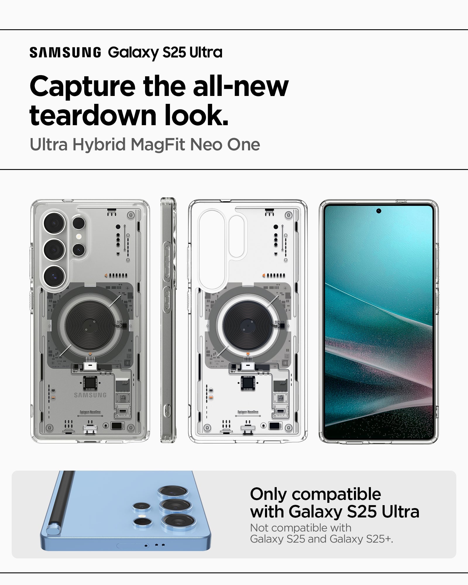 Spigen Ultra Hybrid Neo One (MagFit) Case for Samsung S25 Ultra