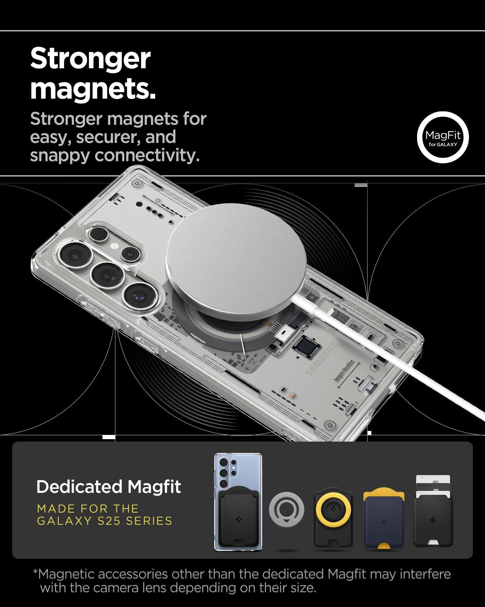Spigen Ultra Hybrid Neo One (MagFit) Case for Samsung S25 Ultra