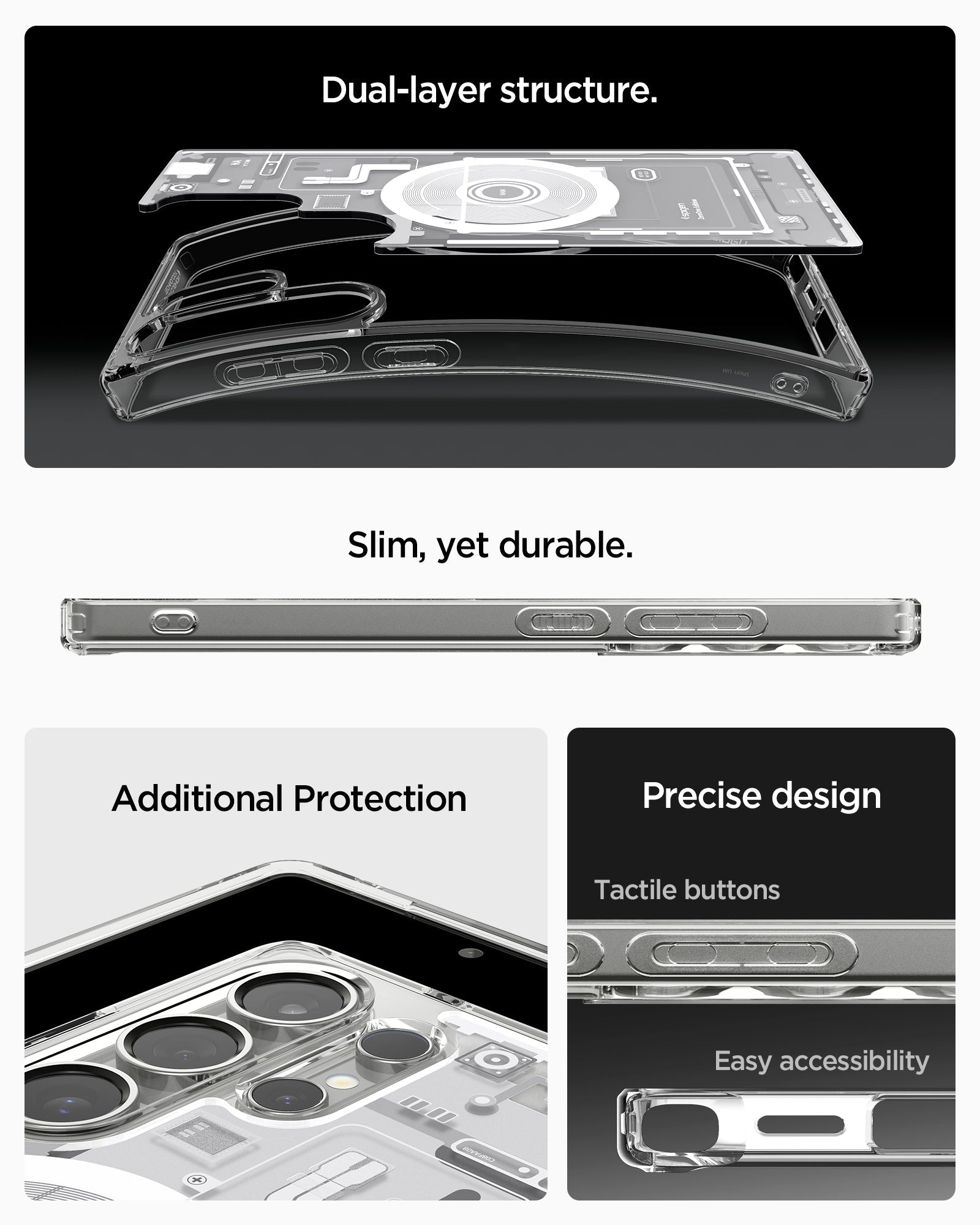 Spigen Ultra Hybrid Zero One (MagFit) Case for Samsung S25 Ulltra