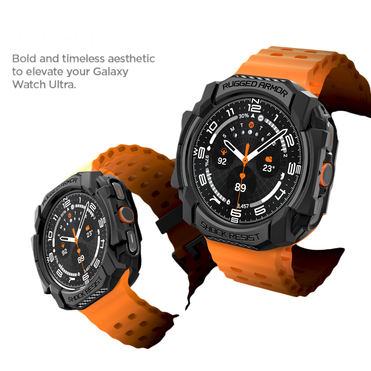 جراب ساعة Spigen Rugged Armor Case for Samsung Watch Ultra 47mm (2025/