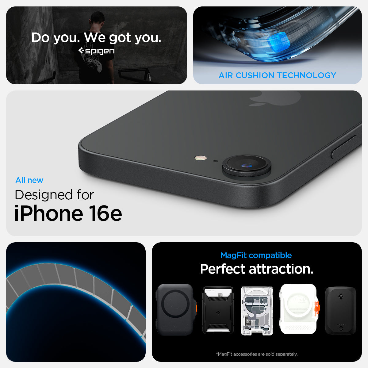 Spigen Ultra Hybrid (MagFit) Case for iPhone 17e / 16e