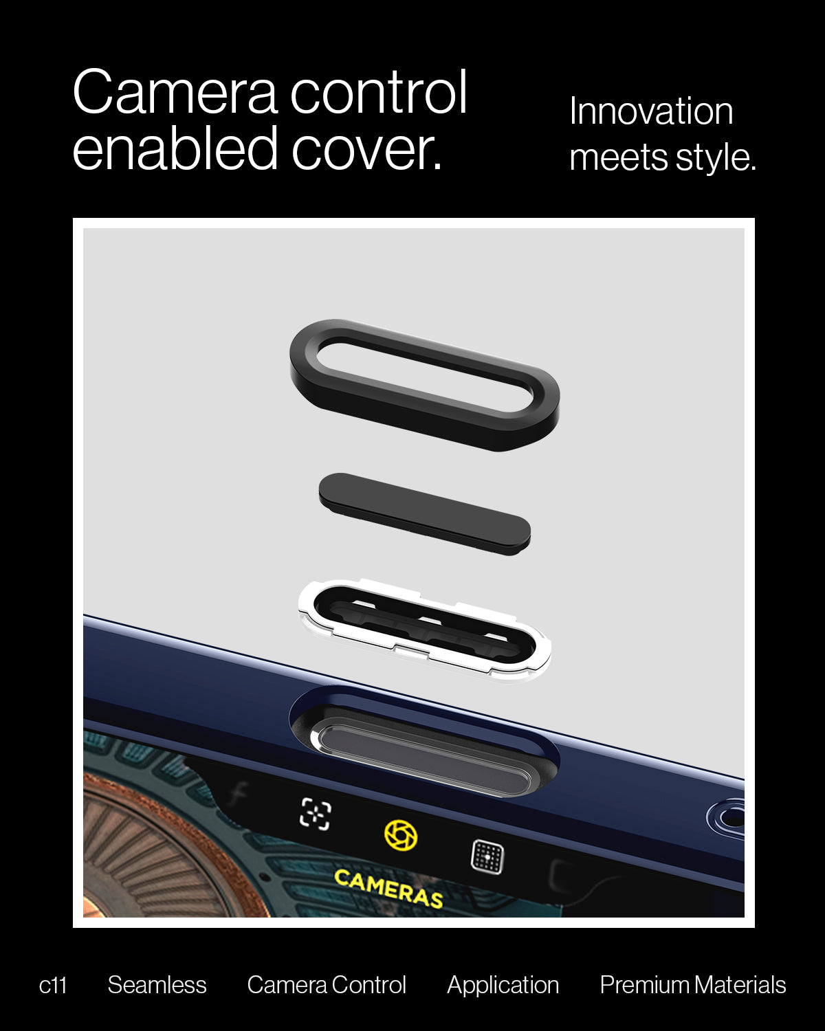 Spigen حافظة c11 Series Fearless Edition (MagFit) لهاتف iPhone 16 Pro Max