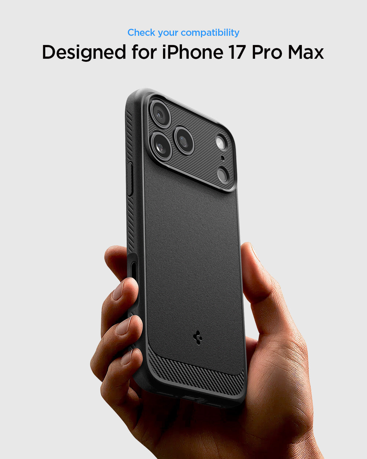 Spigen Rugged Armor (MagFit) Case for iPhone 17 Pro Max
