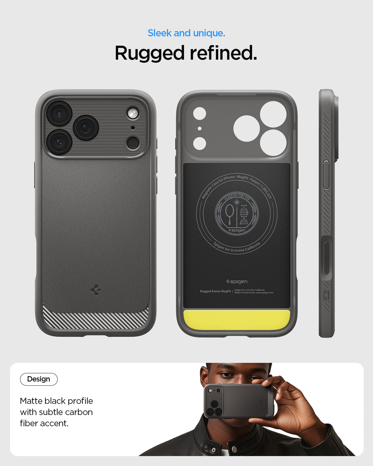 Spigen Rugged Armor (MagFit) Case for iPhone 18 Pro Max & iPhone 17 Pro Max