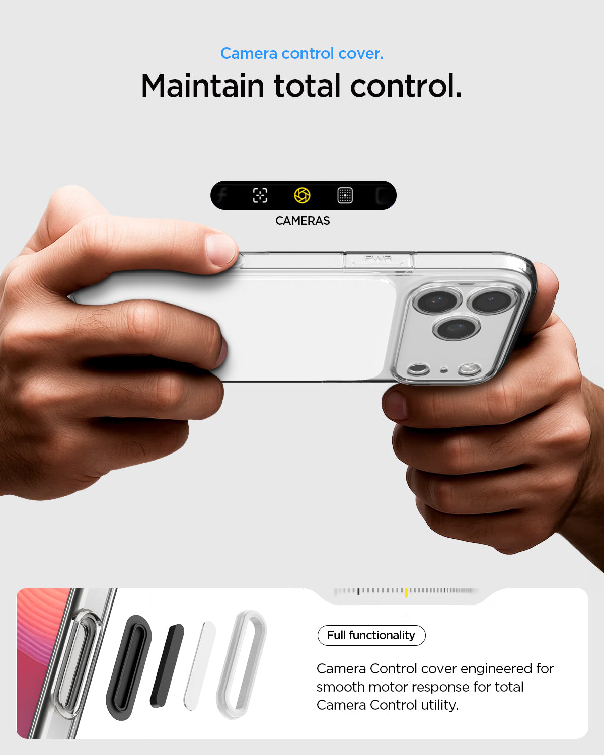 Spigen Ultra Hybrid T (MagFit) Case for iPhone 17 Pro & Pro Max - Glossy White