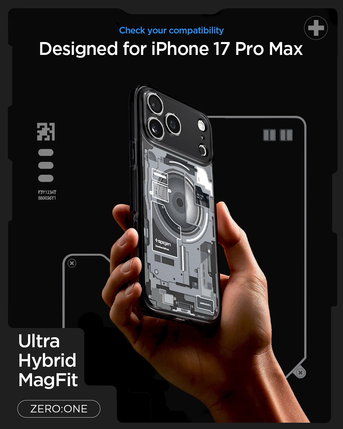 جراب Spigen Ultra Hybrid Zero One (MagFit) Case for iPhone 17 Pro Max