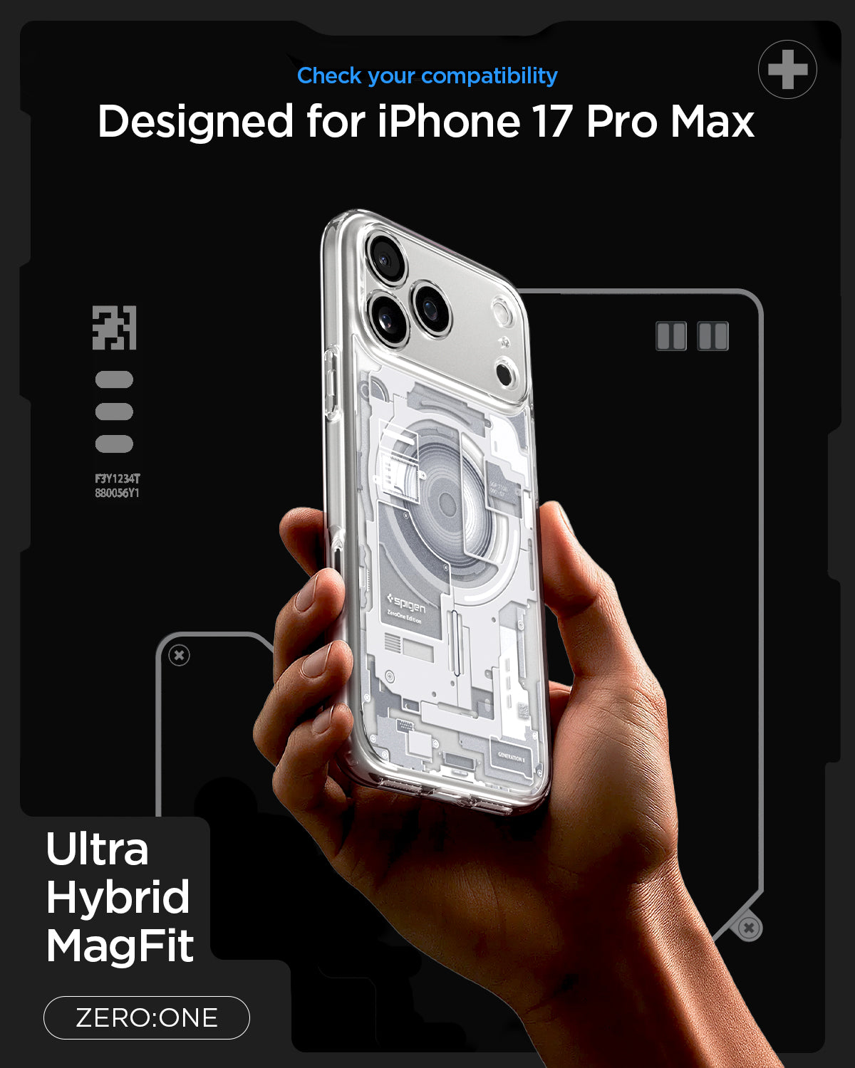 جراب Spigen Ultra Hybrid Zero One (MagFit) Case for iPhone 17 Pro Max
