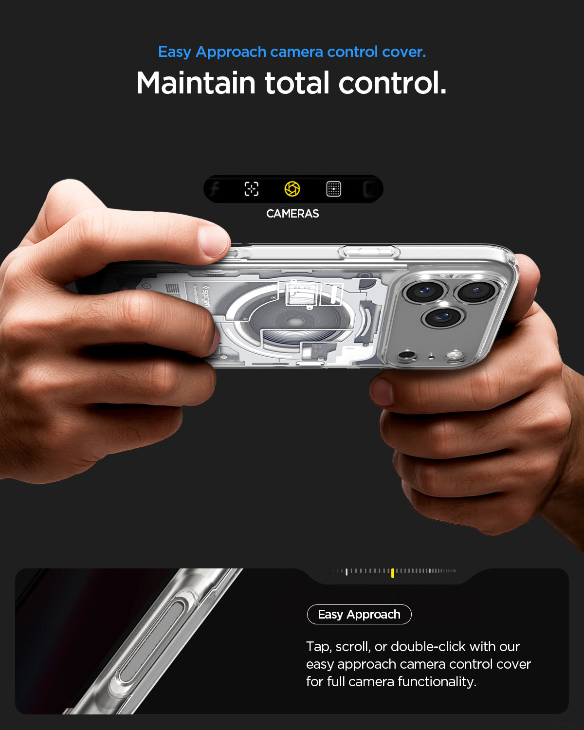 جراب Spigen Ultra Hybrid Zero One (MagFit) Case for iPhone 17 Pro Max