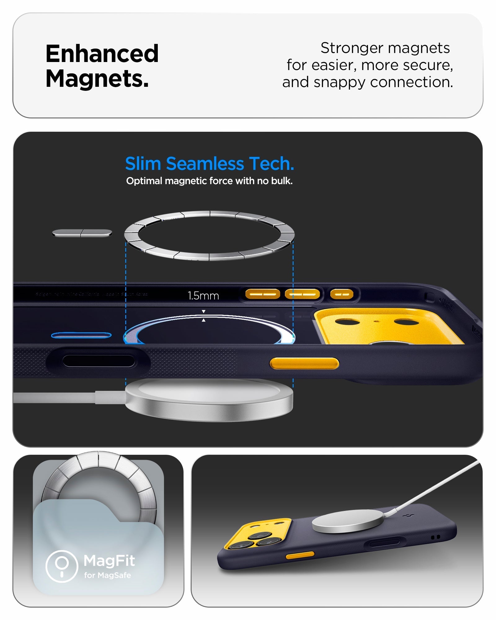 Spigen Nano Pop (Mag Fit) Case for iPhone 17 Pro Max - Blueberry Navy